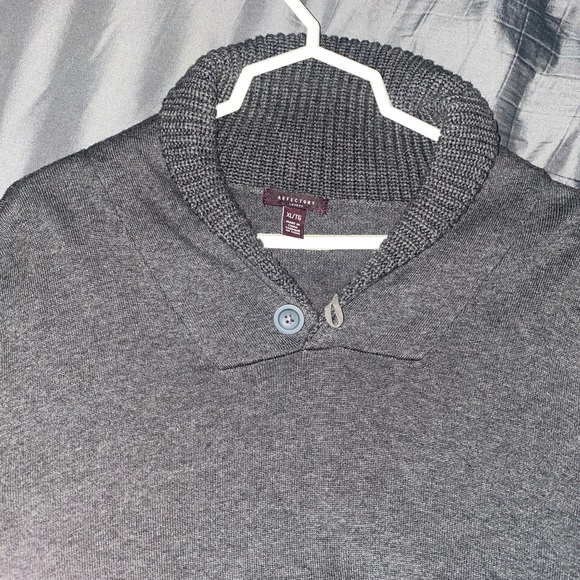 By Refectory London; Grey sweater, 100% cotton. sized XL - Picture 3 of 4